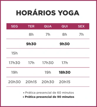 Horários
